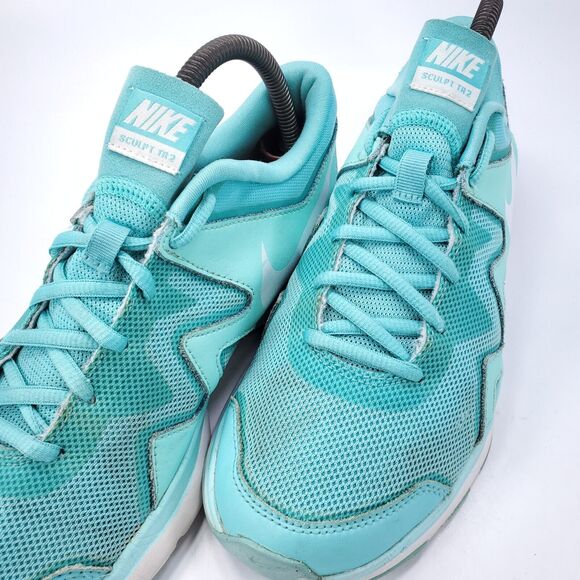 Nike Air Sculpt TR2 Athletic Lace Up Shoe Womens Size 8 704922-400 Blue White - Picture 8 of 9